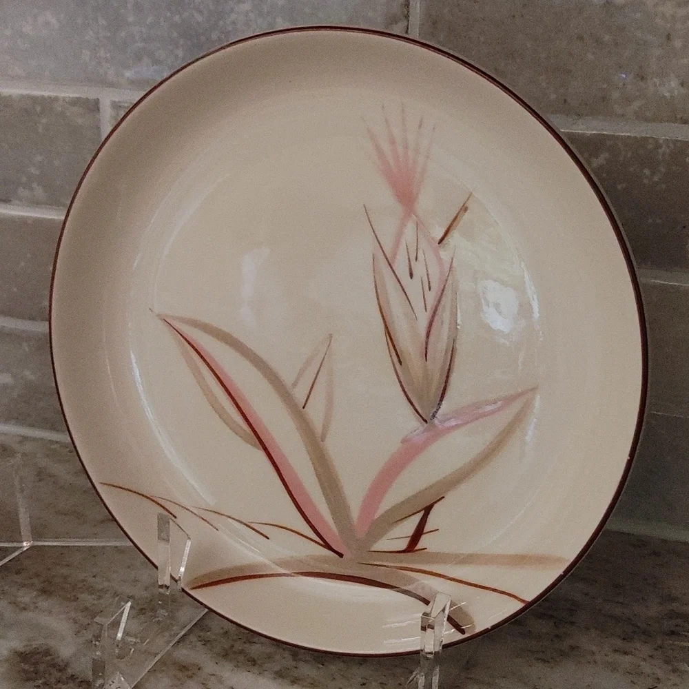 5 MCM Winfield Pink Dragon Flower Dishes